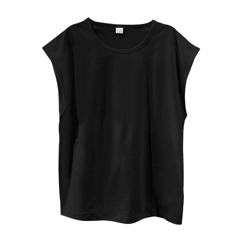 Men's Wear New Sleeveless T-shirt Men's Summer Leisure Sports Loose fitting Men's Short  vest sir