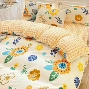 Pure Cotton Duvet Cover, Single Piece Quilt Cover, Student Dormitory Single Personality, Anti-static, Winter, 150x200x230cm