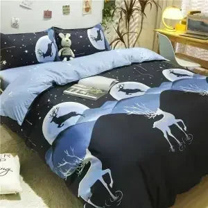 Pure Cotton Duvet Cover, Single Piece Quilt Cover, Student Dormitory Single Personality, Anti-static, Winter, 150x200x230cm