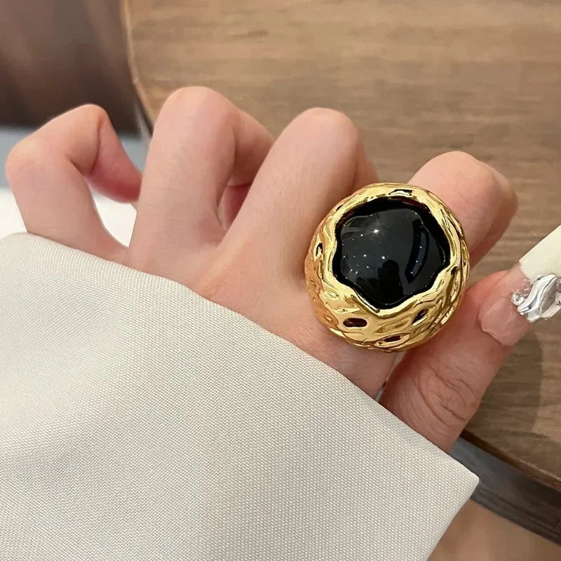 Fashion Jewelry Geometric Big Rings For Women Female Gifts Finger Accessories