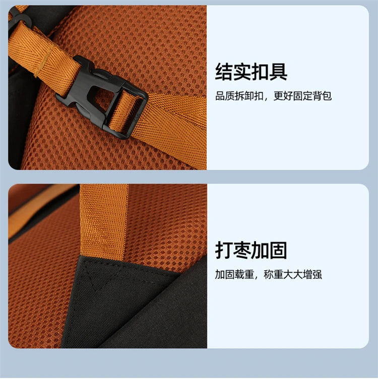 Backpack for men, large capacity travel bag, outdoor waterproof luggage bag, business trip hiking bag, student backpack, backpac