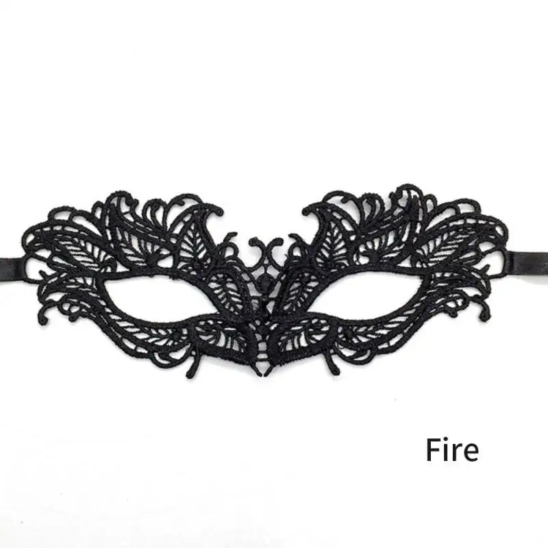 Women Carnival Mask Hollow Lace Masquerade Face Mask Princess Prom Party Props Black Eye Mask Halloween Costume for Women