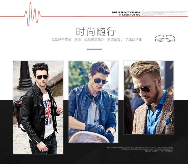 European and American Hipsters Metal Semi-Rimless Sunglasses Retro Polarized Sunglasses Men's and Women's Fashion Accessories Personalized Glasses