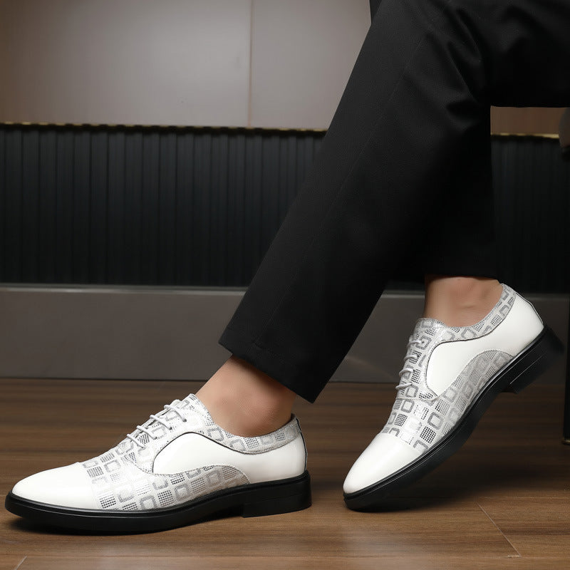 Men's Versatile Spring And Autumn Business Leather Shoes