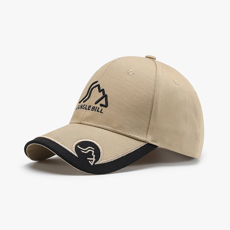 Letter Three-dimensional Embroidery Hard Top Big Head Circumference American Baseball Cap