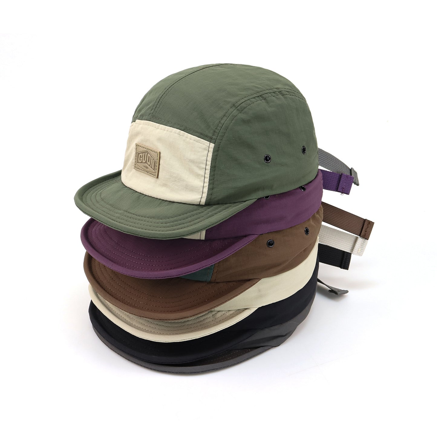 Retro Color Matching Outdoor Four Seasons Soft Brim Baseball Cap