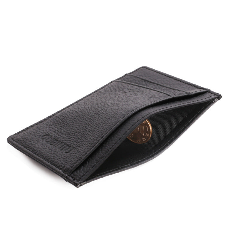 Men's Creative Card Holder Solid Color Simple Card Holder