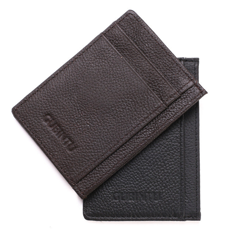 Men's Creative Card Holder Solid Color Simple Card Holder