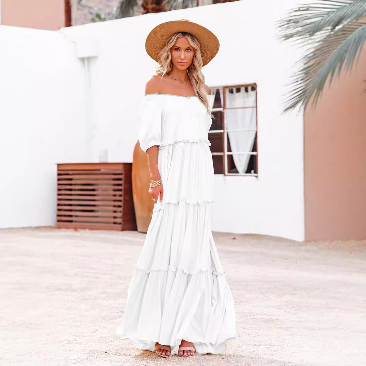 Temperament Commute French High Waist Fashion Sling Dress