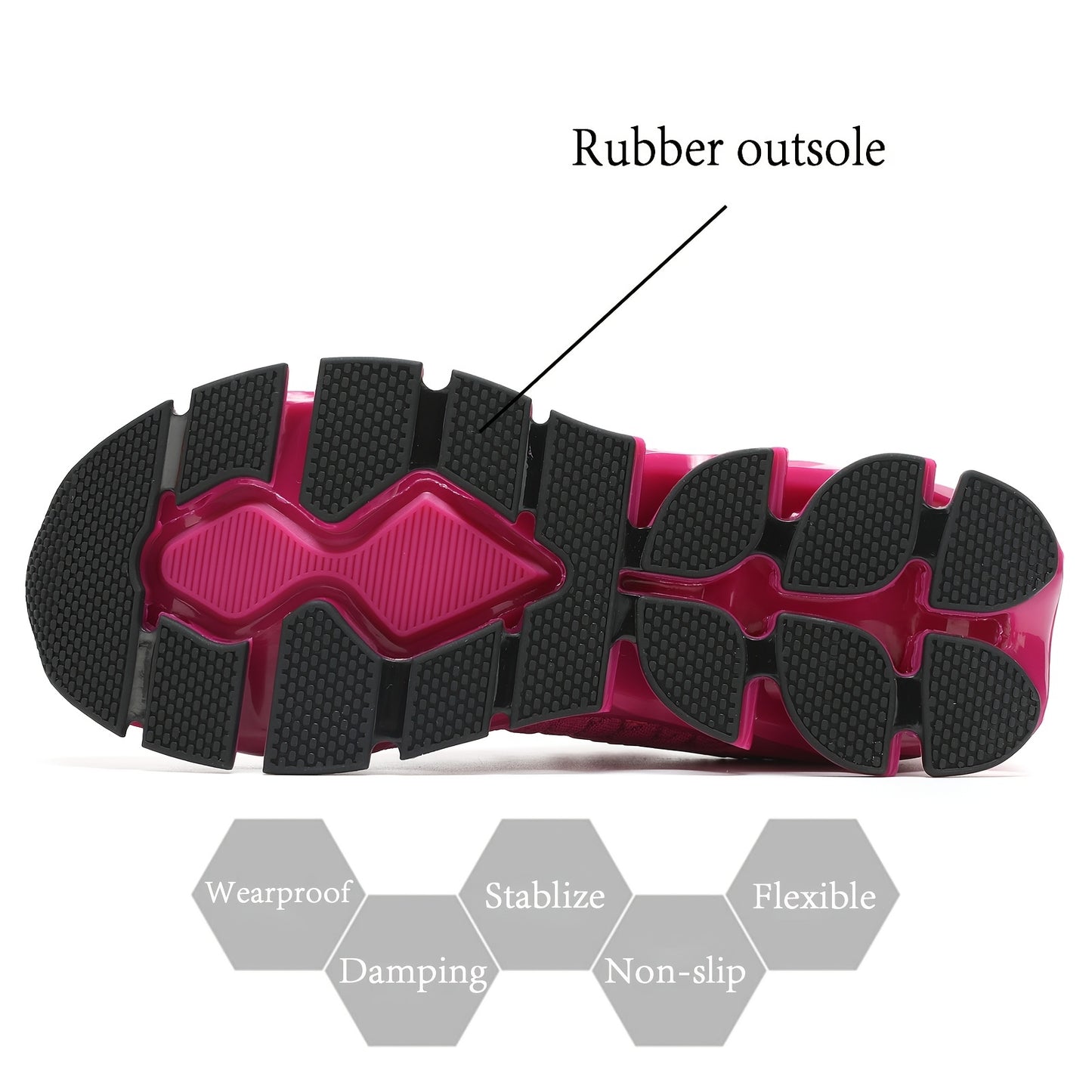 Chic Geometric Women's Sneakers for Fall – Breathable, Stabilizing, & All-Season Running Comfort