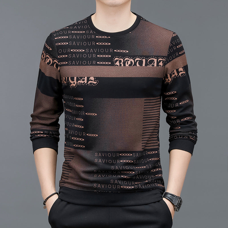 Spring And Autumn Men's New Long Sleeve Sweater