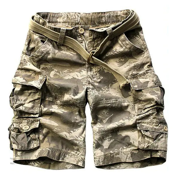 Men's Casual Multi-Pocket Workwear Shorts