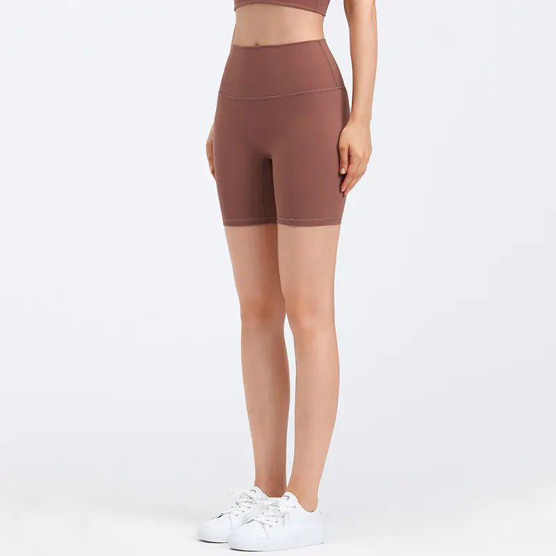 New Yoga Shorts with Skin-Friendly Elastic Fit