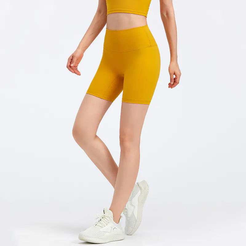 New Yoga Shorts with Skin-Friendly Elastic Fit